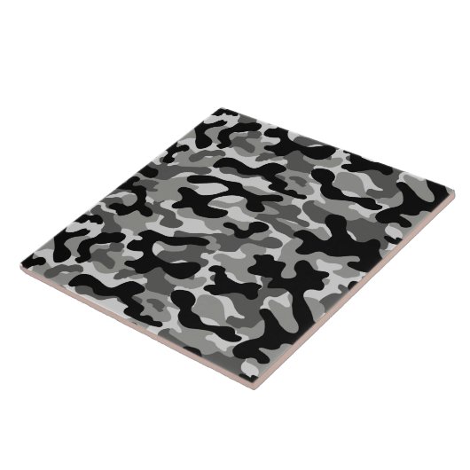 Modern Urban Camouflagepatroon Tegeltje (Zijkant)