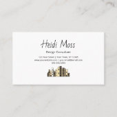 Modern Urban Design Consultant City Skyline Visitekaartje (Voorkant)