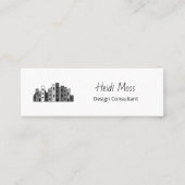 Modern Urban Design Consultant QR code  Mini Visitekaartje (Voorkant)