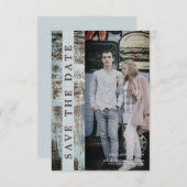 Modern Urban Grunge Romantic Engaged Couple (Voorkant / Achterkant)