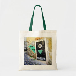 MODERN URBAN LISBON GRAFFITI TOTE BAG