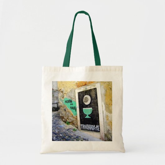 MODERN URBAN LISBON GRAFFITI TOTE BAG (Voorkant)