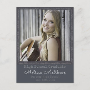 Modern Urban Photo Lijst Afstuderen Briefkaart