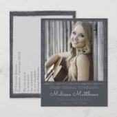 Modern Urban Photo Lijst Afstuderen Briefkaart (Voorkant / Achterkant)