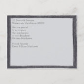 Modern Urban Photo Lijst Afstuderen Briefkaart (Achterkant)