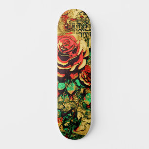 Modern Urban Street Art Geïnspireerd Bloemen Skate Persoonlijk Skateboard