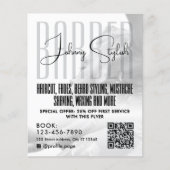 Modern urban style barber shop Flyer (Voorkant)