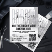 Modern urban style barber shop Flyer