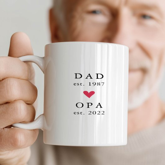 Modern Vader | Opa Jaar Opricht. Koffiemok