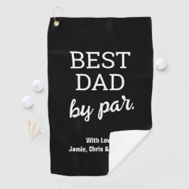 Modern Vaderdag Custom Best Dad beroemd gemaakt do Golfhanddoek
