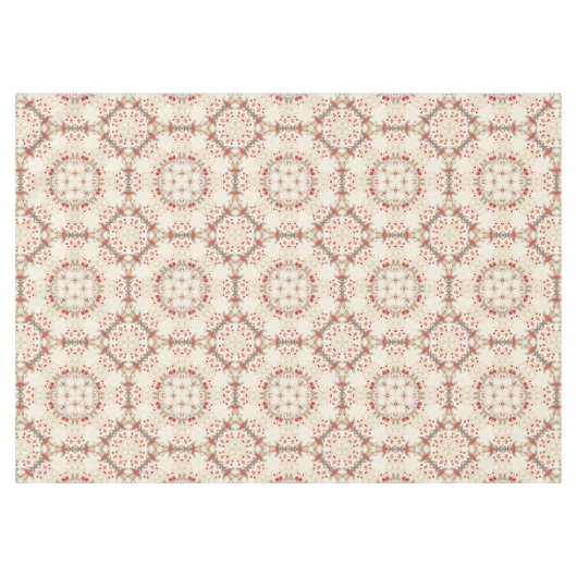 Modern vakantie bloemen tafelkleed (Voorkant (Horizontaal))