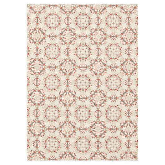 Modern vakantie bloemen tafelkleed (Voorkant)