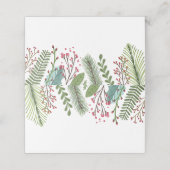 Modern vakantiebladerwerk | Vakantie Plaatskaartje (Buitenkant ongevouwen)