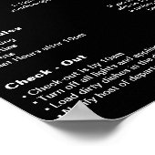 Modern Vakantiehuis Huis Welkom Poster (Hoek)