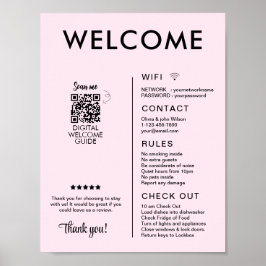 Modern vakantiehuis Welkom Poster