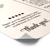 Modern vakantiehuis Welkom Poster (Hoek)