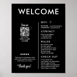 Modern vakantiehuis Welkom Poster