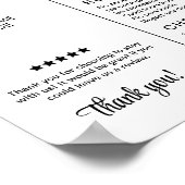 Modern vakantiehuis Welkom Poster (Hoek)