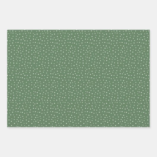 Modern vakantiepapier - groen inpakpapier vel (Voorkant 3)