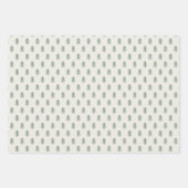 Modern vakantiepapier - groen inpakpapier vel (Voorkant 2)