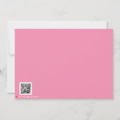 Modern Valentine’s Day Photo Card – Soft Coral Bedankkaart (Achterkant)