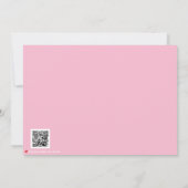 Modern Valentine’s Day Photo Card – Soft Coral Bedankkaart (Achterkant)