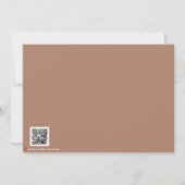 Modern Valentine’s Day Photo Card – Tan Bedankkaart (Achterkant)