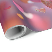 Modern Valentine Wrapping Paper– Abstract Colorful Cadeaupapier (Rol Hoek)
