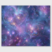 Modern Valentine Wrapping Paper– Abstract Colorful Cadeaupapier (Vlak)