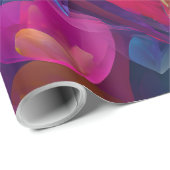 Modern Valentine Wrapping Paper– Abstract Colorful Cadeaupapier (Rol Hoek)