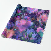 Modern Valentine Wrapping Paper– Abstract Colorful Cadeaupapier (Uitgerold)