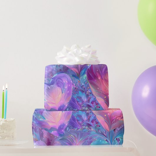 Modern Valentine Wrapping Paper– Abstract Colorful Cadeaupapier (Feestgeschenken)