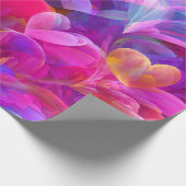 Modern Valentine Wrapping Paper– Abstract Colorful Cadeaupapier (Hoek)