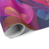Modern Valentine Wrapping Paper– Abstract Colorful Cadeaupapier (Rol Hoek)