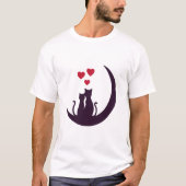 Modern Valentines Day Quotes T-shirt (Voorkant)