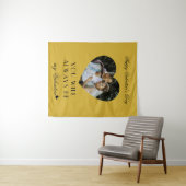 Modern Valentines Day Wall Tapestry for Couples Wandkleed (In Situ (horizontaal))