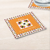 Modern valleest quilt patroon kartonnen onderzetters (Schuin)