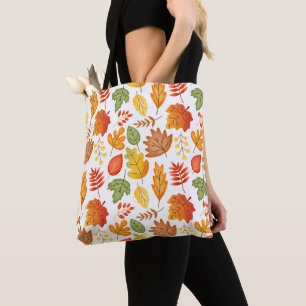 Modern valleurenpatroon tote bag
