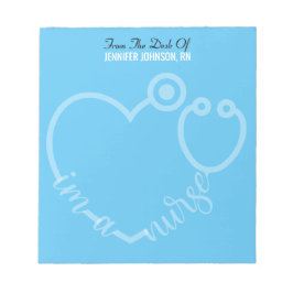 Modern van de bureau van de verpleegster Stethosco Notitieblok