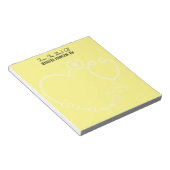 Modern van de bureau van de verpleegster Stethosco Notitieblok (Schuin)