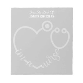 Modern van de bureau van de verpleegster Stethosco Notitieblok