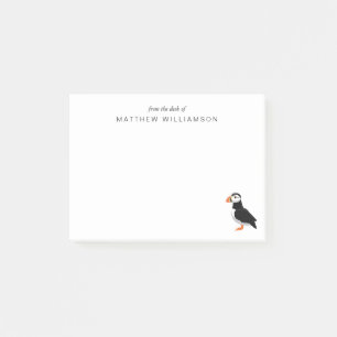 Modern van de bureau van Puffin Bird Post-it® Notes