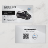 Modern Van Rental | Zilver Visitekaartje (Voorkant / Achterkant)