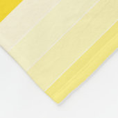 Modern Vanilla Gellow White Stripes Stijlvol Fleece Deken (Hoek)