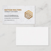 Modern Vastgoed Residentieel Logo Afsprakenkaartje (Voorkant / Achterkant)