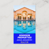 Modern vastgoedbedrijf (merk QR-code) makelaar Visitekaartje (Voorkant)