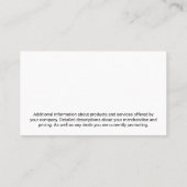 Modern Vastgoedlogo | Goud Metaal  Visitekaartje (Achterkant)