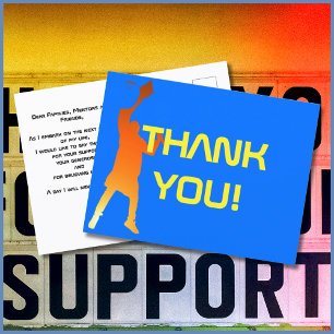 Modern veelkleurig techno Afstuderen dank u Briefkaart