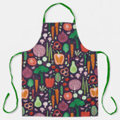 Modern Vegetable Pattern Schort (Voorkant)