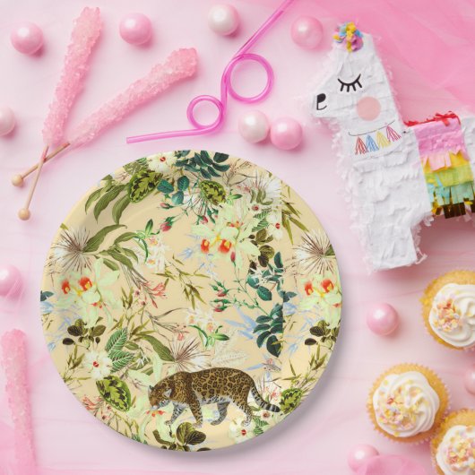  modern ventilatorOerwoud Tropisch Papieren Bordje (Feest)